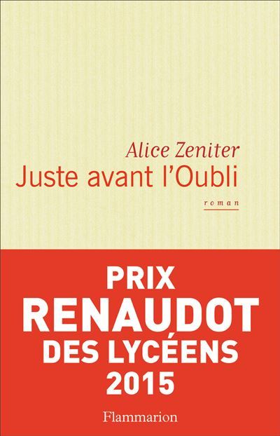 Juste avant l'oubli