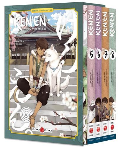 Ken'en - Comme chien et singe - coffret -  vol. 05 à vol. 08 - Hitoshi Ichimura