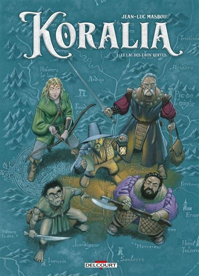 Couverture de Koralia T01 - Le Lac des eaux vertes par Alain Ayroles