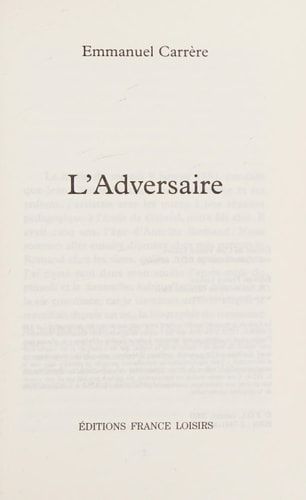 L'adversaire