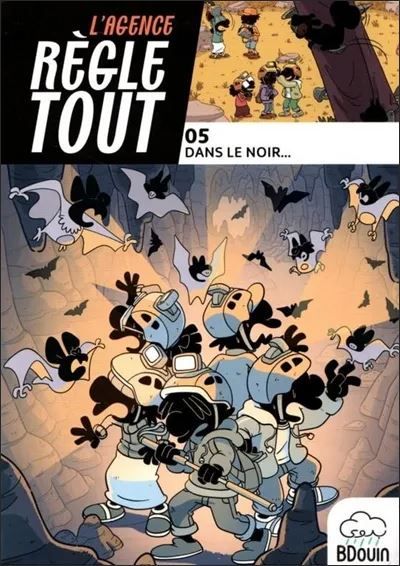 Couverture de L'Agence règle tout Dans le noir... par Norédine Allam