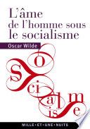 Couverture de L'Âme de l'homme sous le socialisme par Oscar Wilde