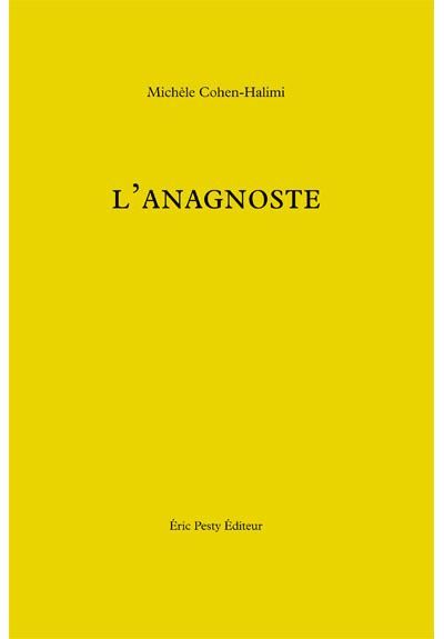Couverture de L'Anagnoste par Michèle Cohen-Halimi