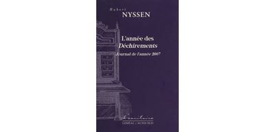 L'Année des Déchirements Journal de l'année 2007