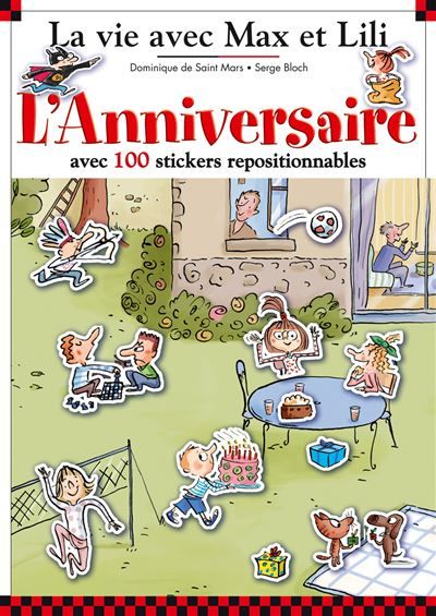 L'anniversaire 100 stickers repositionnables -  SERGE BLOCH