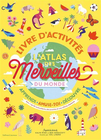 L'atlas des merveilles du monde Livre d'activités