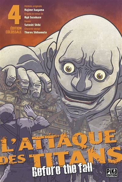 L'Attaque des Titans - Before the Fall Edition Colossale T04 - Satoshi Shiki