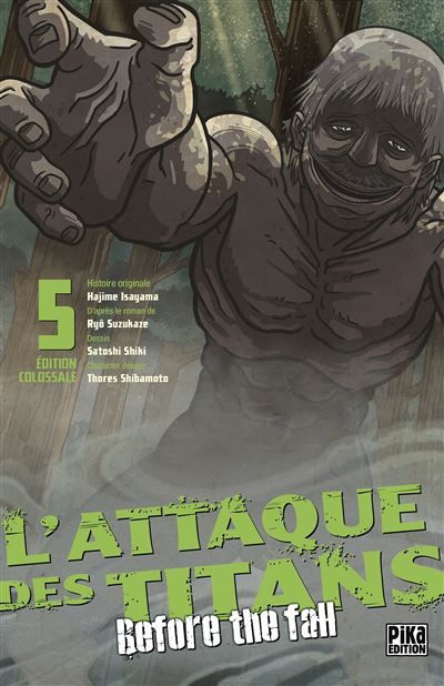 L'Attaque des Titans - Before the Fall Edition Colossale T05 - Satoshi Shiki