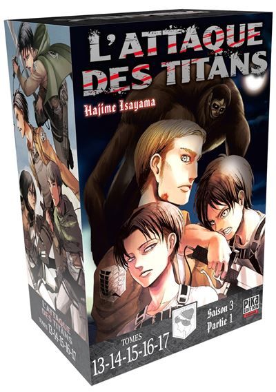 L'Attaque des Titans Coffret T13 à T17 Coffret 5 tomes