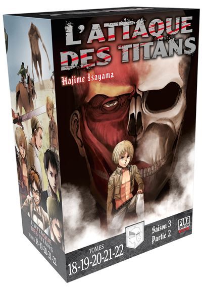 L'Attaque des Titans Coffret T18 à T22 Coffret 5 tomes
