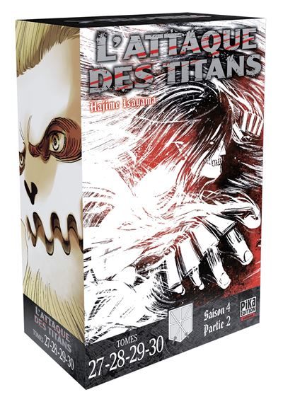 L'Attaque des Titans Coffret T27 à T30 Coffret 4 tomes