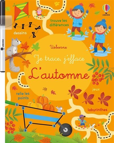 L'automne - Je trace, j'efface - Dès 3 ans