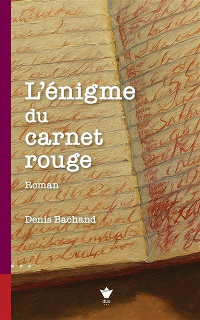 Couverture de L'énigme du carnet rouge par Denis Bachand
