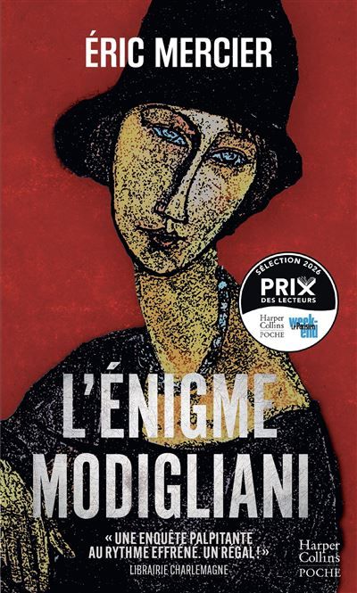 L'Énigme Modigliani Une enquête policière où l'art est au rendez-vous !