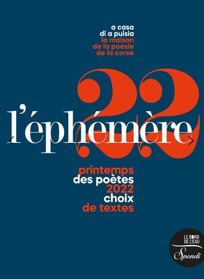 L'éphémère Le Printemps des Poètes 2022