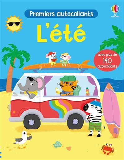L'été - Premiers autocollants - Dès 3 ans