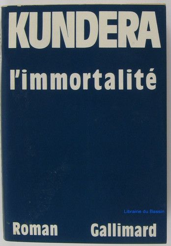 Couverture de L'Immortalité par Milan Kundera