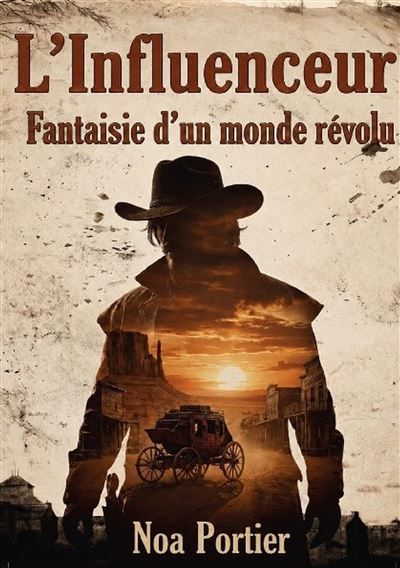 Couverture de L'influenceur Fantaisie d'un monde révolu par Noa Portier