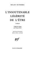 L'insoutenable légèreté de l'être