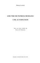 L'œuvre de Patrick Modiano