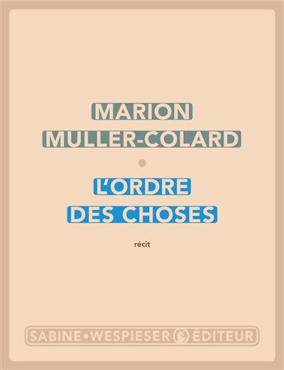 L'ordre des choses 2025