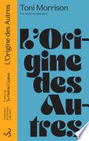 Couverture de L'origine des autres par Toni Morrison