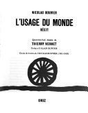 Couverture de L'usage du monde par Nicolas Bouvier
