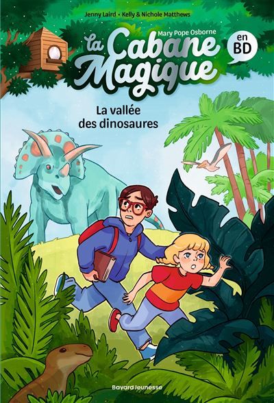 La Cabane magique Bande dessinée, Tome 01 La vallée des dinosaures