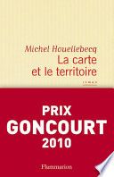 Couverture de La carte et le territoire par Michel Houellebecq