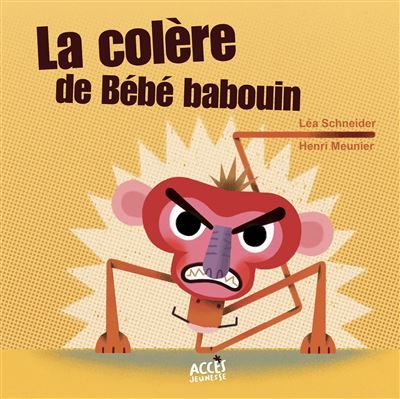 La colère de Bébé babouin Avec un QR code pour écouter la lecture de l’album