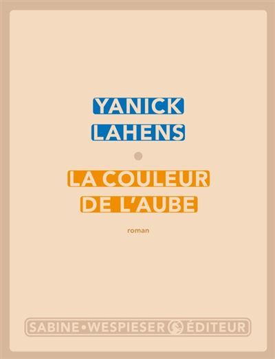 La couleur de l'aube