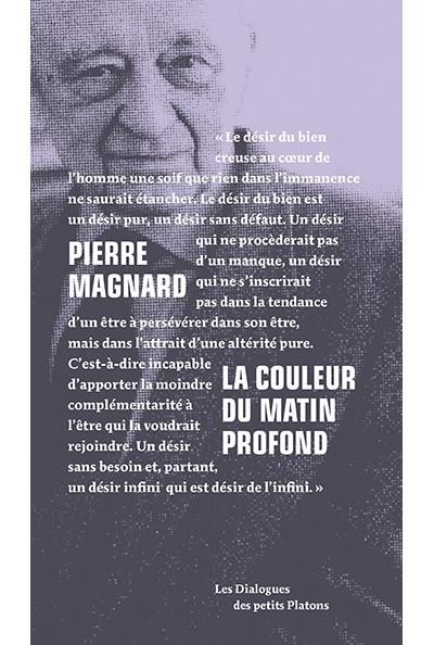 La Couleur du Matin Profond Dialogue avec Éric Fiat