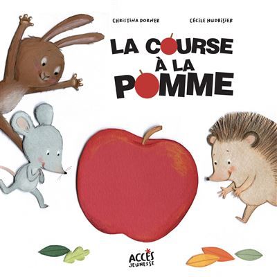 La course à la pomme Avec un QR code pour écouter la lecture de l’album
