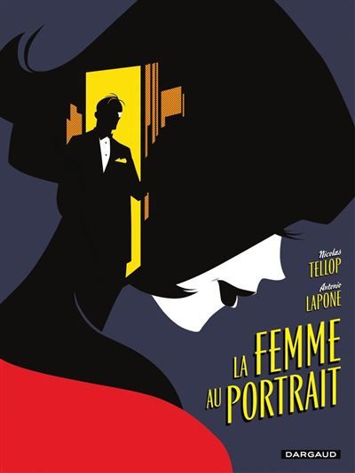 Couverture de La Femme au portrait par Nicolas Tellop