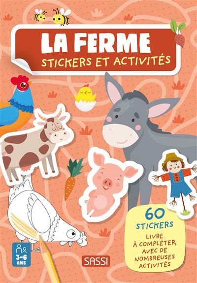 La ferme. Stickers et activités 60 stickers livre à compléter, avec de nombreuses activités - Giulia Meneguzzo