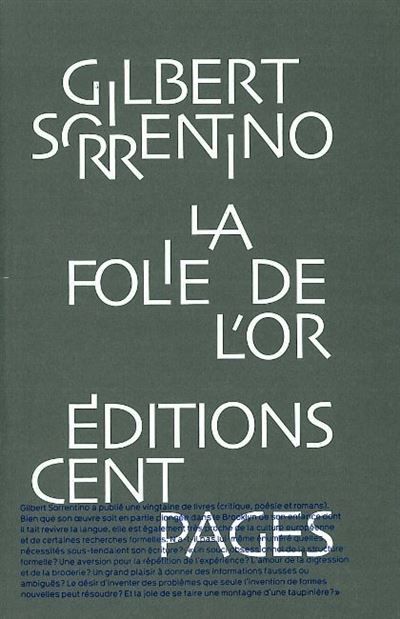 La Folie de l'Or