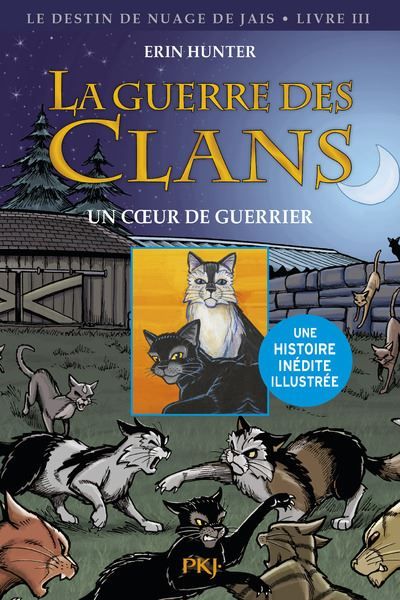 La guerre des clans - BD : Le Destin de Nuage de Jais - Tome 3 Un coeur de guerrier Version illustrée, Le destin du nuage de jais, Cycle II, Livre III