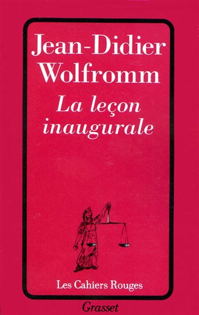 La leçon inaugurale