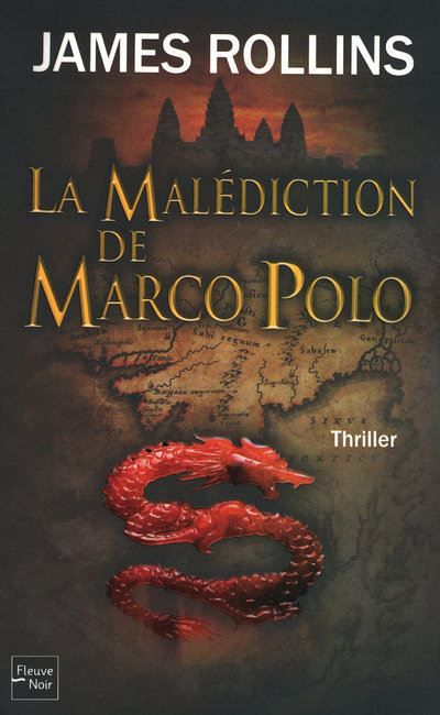 Couverture de La malédiction de Marco Polo par James Rollins