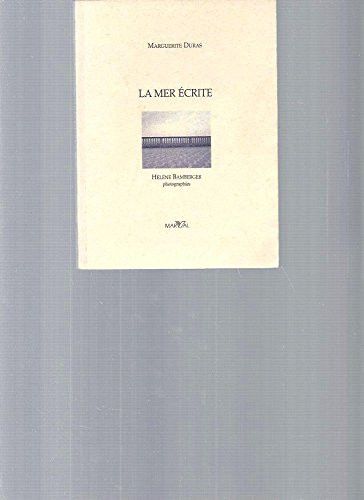 Couverture de La mer écrite (French Edition) par DURAS MARGUERITE