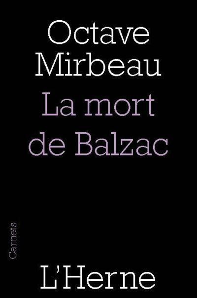 La mort de balzac