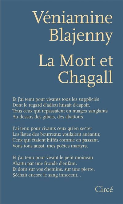 La Mort et Chagall Edition bilingue français-russe - Henri Abril