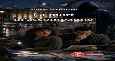Couverture de La mort m'accompagne par Nicolas Bouquillon