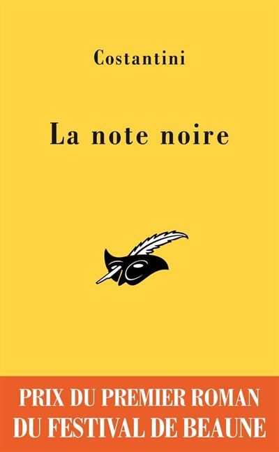 La note noire Prix du premier roman du festival de Beaune