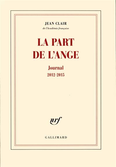 La part de l'ange Journal 2012-2015