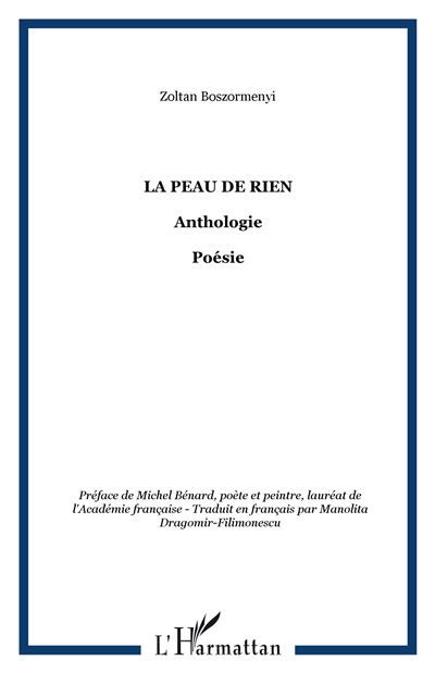 La peau de rien Anthologie - Poésie