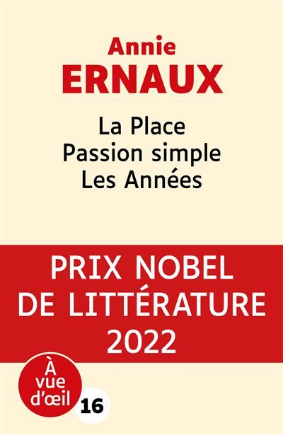 La place – passion simple – les annees Édition en gros caractères