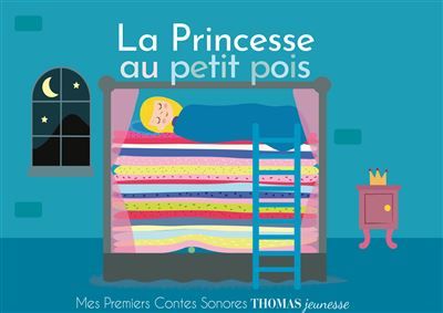 La princesse au petit pois Livre sonore bébé à toucher dès 6 mois avec grandes piles AAA alcalines incluses