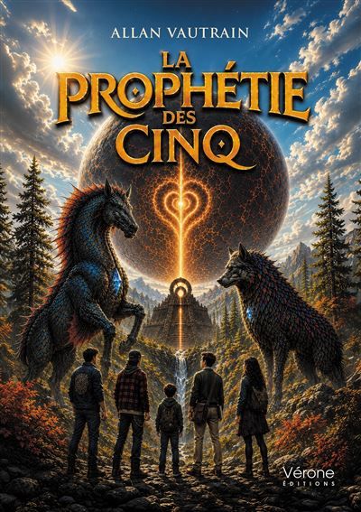Couverture de La Prophétie des cinq par Allan Vautrain