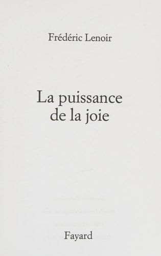 La puissance de la joie